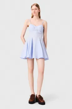 Женское голубое платье Голубой 40 MAJE MFPRO04265_Light Blue