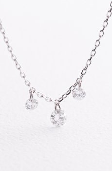 Колье в белом золоте (бриллианты) колб0192ca