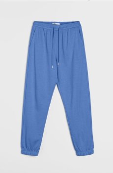 Спортивні штани джогери з тері - синій