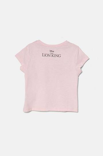 Детская хлопковая футболка United Colors of Benetton цвет розовый 3I1XG10GS Детская хлопковая футболка United Colors of Benetton цвет розовый 3I1XG10GS