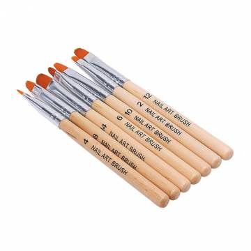 Набор кистей для геля Avenir Cosmetics Nail Art Brush (№ 2, 4, 6, 8, 10, 12, 14), 7 шт Набор кистей для геля Avenir Cosmetics Nail Art Brush (№ 2, 4, 6, 8, 10, 12, 14), 7 шт