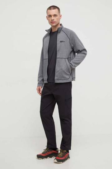 Спортивная футболка Jack Wolfskin 10 цвет чёрный однотонная Спортивная футболка Jack Wolfskin 10 цвет чёрный однотонная