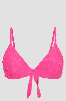 Женский розовый лиф от купальника с узором Розовый L HUGO 50540228;675