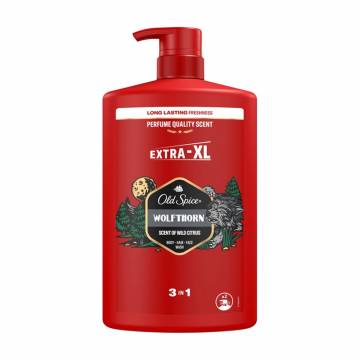 Гель для душа и шампунь 3 в 1 Old Spice Wolfthorn, 1 л Гель для душа и шампунь 3 в 1 Old Spice Wolfthorn, 1 л