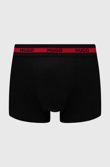 Боксеры HUGO 3 шт мужские цвет чёрный 50492375 Боксеры HUGO 3 шт мужские цвет чёрный 50492375