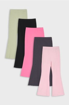 Легінси-кльош 5 pack - різнобарвний