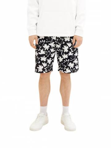 Tom Tailor Denim Спортивні шорти 1036283 Чорний Regular Fit Tom Tailor Denim Спортивні шорти 1036283 Чорний Regular Fit