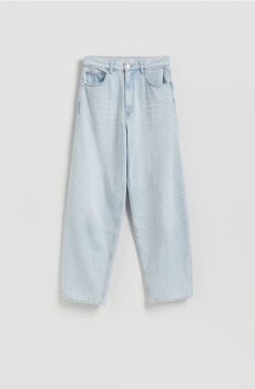 Reserved - Джинси barrel leg - синій - 627HF-05J