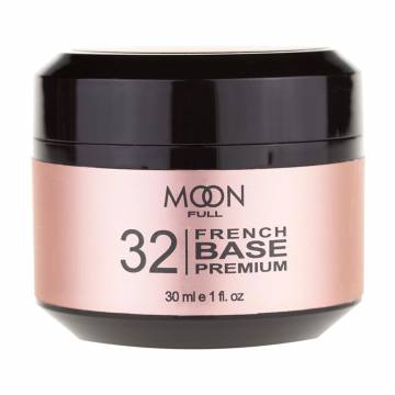 База-френч для гель-лака Moon Full Base French Premium 32 Холодный беж, 30 мл База-френч для гель-лака Moon Full Base French Premium 32 Холодный беж, 30 мл