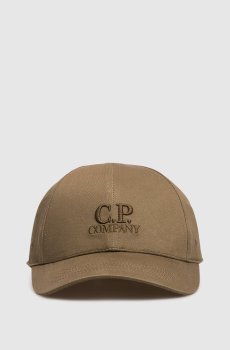 Детская кепка хаки с вышивкой логотипа