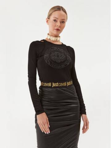 Just Cavalli Блузка 75PAH6A1 Чорний Regular Fit Just Cavalli Блузка 75PAH6A1 Чорний Regular Fit
