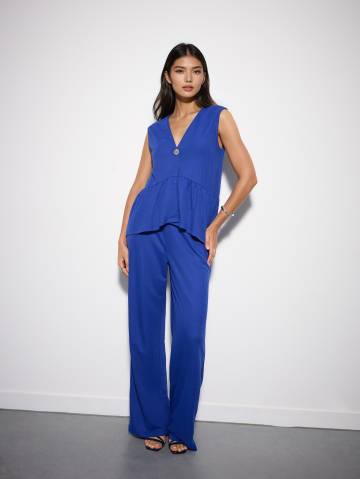 Mohito - Широкі штани - індиго - XXL