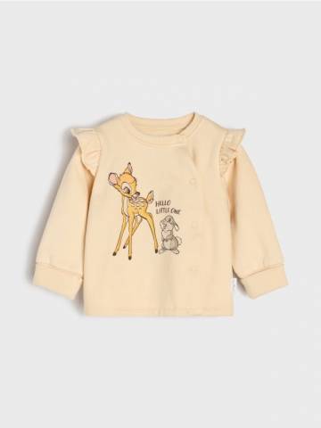Світшот з оборками Bambi - бежевий Світшот з оборками Bambi - бежевий