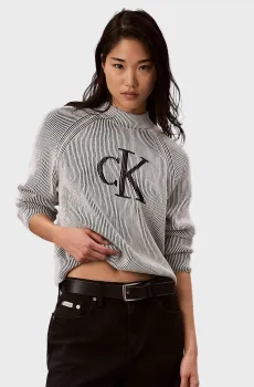 Женский джемпер в полоску BICOLOR Разноцветный S Calvin Klein Jeans LV047H317G