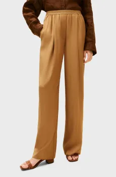 Женские коричневые брюки PULL ON Коричневый M Tommy Hilfiger WW0WW48996