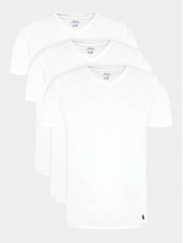 Polo Ralph Lauren Набір з 3 футболок 714936903001 Білий Slim Fit Polo Ralph Lauren Набір з 3 футболок 714936903001 Білий Slim Fit
