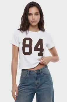 Женская белая футболка Белый XS Tally Weijl STSCOPERLAP