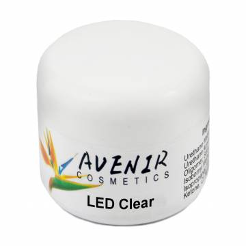 Гель для наращивания ногтей Avenir Cosmetics LED Crуstal Clear, 15 мл Гель для наращивания ногтей Avenir Cosmetics LED Crуstal Clear, 15 мл