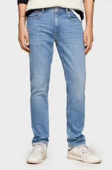 Мужские голубые джинсы STRAIGHT DENTON STR AMSTON BLUE Голубой 36-32 Tommy Hilfiger MW0MW33944