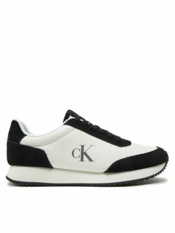Calvin Klein Jeans Снікерcи Runner Laceup Low Mix Mg YW0YW01798 Білий Calvin Klein Jeans Снікерcи Runner Laceup Low Mix Mg YW0YW01798 Білий