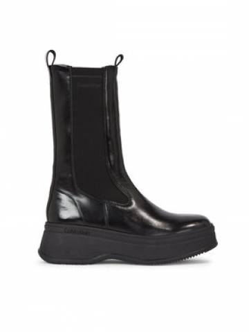 Calvin Klein Челсі Pitched Chelsea Boot HW0HW01686 Чорний Calvin Klein Челсі Pitched Chelsea Boot HW0HW01686 Чорний