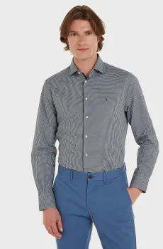 Мужская рубашка в клетку CL STRETCH MINI GINGHAM SF Разноцветный 39 Tommy Hilfiger MW0MW31845