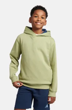 Детское зеленое худи Premium Contrast Зеленый 9-10Y New Balance LAKB0192EEN