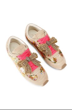 Кожаные кроссовки Kurt Geiger London Islington Bow Sneaker
