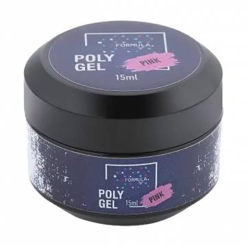 Полигель для ногтей Formula Profi Poly Gel Pink, 15 мл Полигель для ногтей Formula Profi Poly Gel Pink, 15 мл