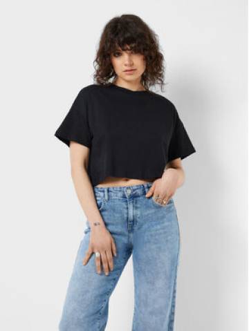 Noisy May Футболка Alena 27023863 Чорний Cropped Fit Noisy May Футболка Alena 27023863 Чорний Cropped Fit