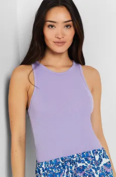 Женская сиреневая майка JAMIE Сиреневый S Etam 6547139