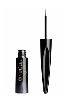 Подводка для глаз Ninelle Acento Metallic Liquid Eyeliner с эффектом металлик, 453 Dark Grey, 6 мл
