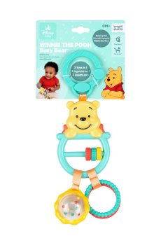 Игрушка-подвеска на коляску Bright Starts Winnie The Pooh Busy Bear, с рождения, 4.5*9*28 см (17305)