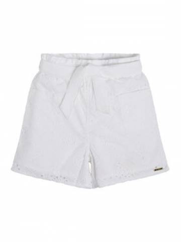 Guess Шорти з тканини J3GD04 WFGJ0 Білий Relaxed Fit Guess Шорти з тканини J3GD04 WFGJ0 Білий Relaxed Fit