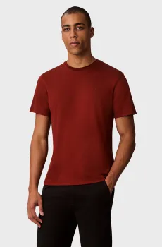 Мужская бордовая футболка SUPIMA CHEST Бордовый L Calvin Klein LV04LB275G