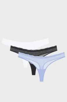 Женские трусики (3 шт) Разноцветный S Calvin Klein LV00QD5300