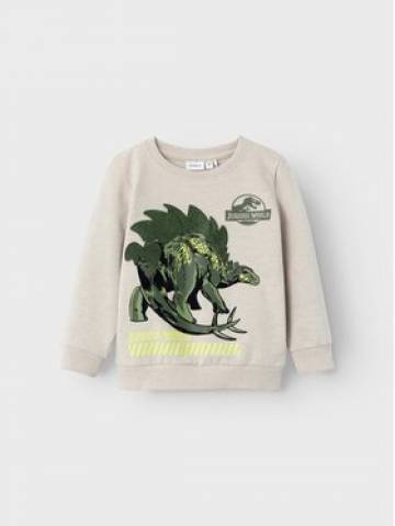 NAME IT Світшот 13219775 Бежевий Standard Fit NAME IT Світшот 13219775 Бежевий Standard Fit