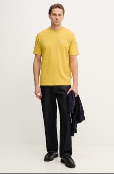 Хлопковая футболка BOSS Orange Te_BossClub