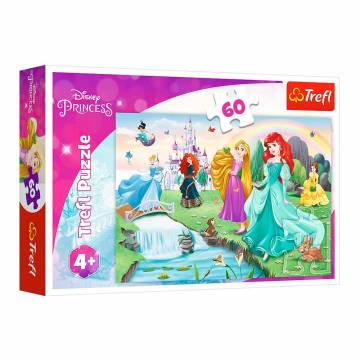 Пазл Trefl Disney Princess Принцеси 60 елементів (17361) Пазл Trefl Disney Princess Принцеси 60 елементів (17361)