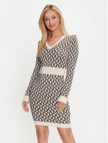 Marciano Guess Трикотажна сукня 4YGK74 5036Z Бежевий Regular Fit Marciano Guess Трикотажна сукня 4YGK74 5036Z Бежевий Regular Fit