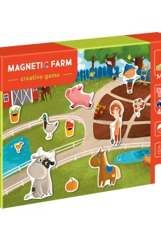 Развивающая игра DoDo Магнитная ферма, 44 элемента, от 3 лет (200206)