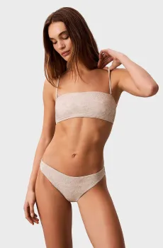 Женские трусики от купальника с узором BIKINI Разноцветный L Calvin Klein LV00Q62705