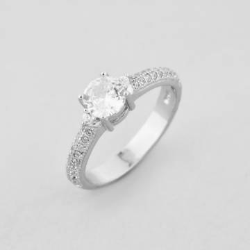 Серебряное кольцо Minimal 510505б-16 16 Серебряное кольцо Minimal 510505б-16 16