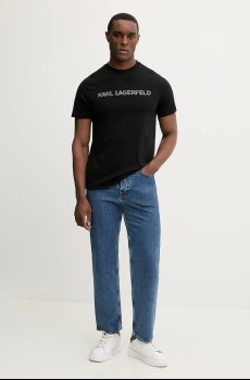 Хлопковая футболка Karl Lagerfeld