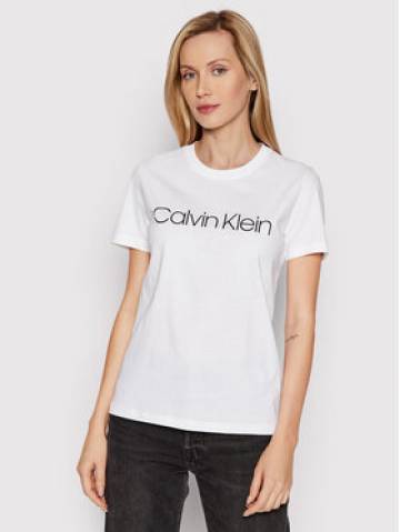 Calvin Klein Футболка Core Logo K20K202142 Білий Regular Fit Calvin Klein Футболка Core Logo K20K202142 Білий Regular Fit