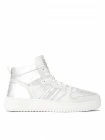 Tommy Jeans Снікерcи Tjw Retro Basket Metallic Mc EN0EN02399 Сірий Tommy Jeans Снікерcи Tjw Retro Basket Metallic Mc EN0EN02399 Сірий
