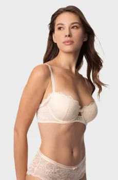 Женский бежевый бюстгальтер Бежевый 75B MARC&ANDRE S25-0415-04-RGM-LY