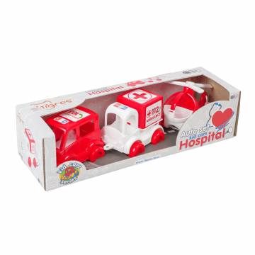 Детский набор авто Tigres Kid Cars Скорая, от 1 года, 26*9*9 см, (39549) Детский набор авто Tigres Kid Cars Скорая, от 1 года, 26*9*9 см, (39549)