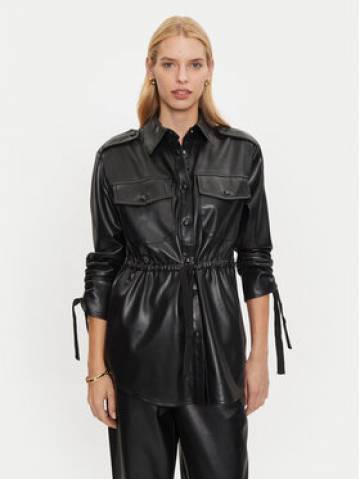Silvian Heach Сорочка GPA24215CA Чорний Regular Fit Silvian Heach Сорочка GPA24215CA Чорний Regular Fit