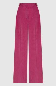 Розовые вельветовые штаны Vesta из шерсти